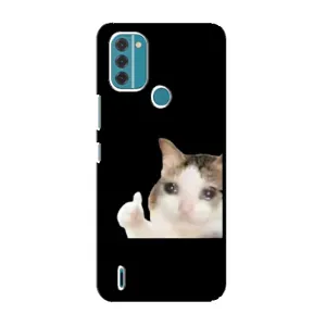 Бампер з принтом Меми для Nokia C31 (Кіт у сльозах)