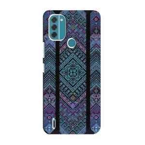 Силиконовый Чехол на Nokia C31 (Крутой орнамент)
