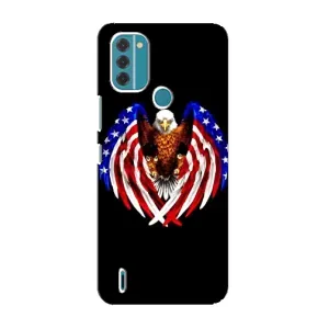 Чохол Прапор USA для Nokia C31 (Крила США)