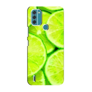 Чохол з зображенням смачної їжі для Nokia C31 (Лайм)