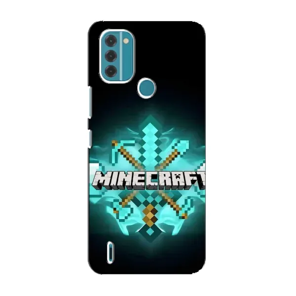 Чехол с рисунком «MineCraft 2» для Nokia C31