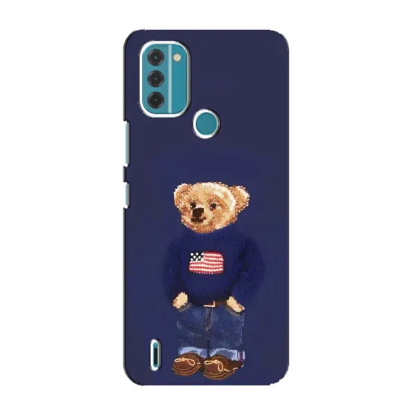 Чехол с рисунком «Мишка USA» для Nokia C31 Чехол с рисунком «Мишка USA» для Nokia C31