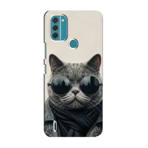 Чохол на тематику: Коти для Nokia C31 (Модний кіт)