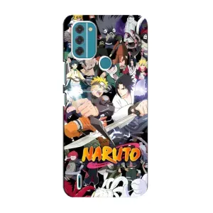 Купить Чехлы на телефон с принтом Anime для Nokia C31 (Наруто постер)