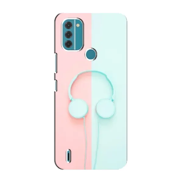 Чехол с рисунком «Наушники» для Nokia C31