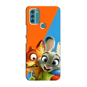Чехлы ЗВЕРОПОЛИС для Nokia C31 (Ник и Хопс)