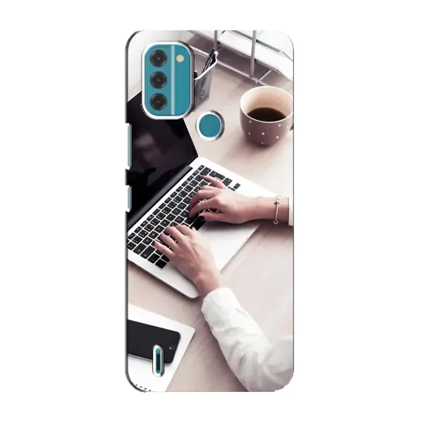 Чехол с рисунком «Офисный работник» для Nokia C31