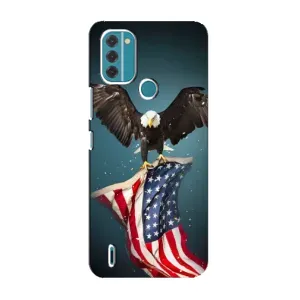 Чохол Прапор USA для Nokia C31 (Орел і прапор)