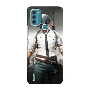 Чохол з картинкою "Герой Pubg" на Nokia C31 (Пабг)
