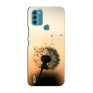 Силиконовый Чехол с одуванчиками на Nokia C31 (Роздумаханый одуванчик)
