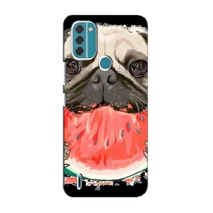 Чохол (ТПУ) Милі песики для Nokia C31 (Смішний Мопс)