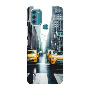 Силиконовый бампер (Работники) на Nokia C31 (Такси)