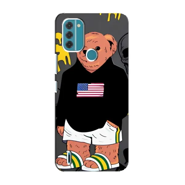 Чехол с рисунком «Teddy USA» для Nokia C31 Чехол с рисунком «Teddy USA» для Nokia C31