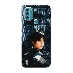 Чохол з картинкою Венсдей на Nokia C31 (Вендсдей з ушками)