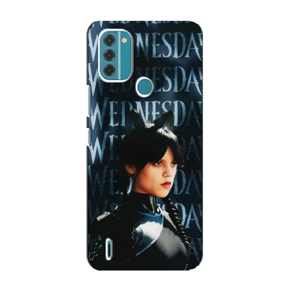 Чехол с рисунком «Уэнздей с ушками» для Nokia C31 Чехол с рисунком «Уэнздей с ушками» для Nokia C31