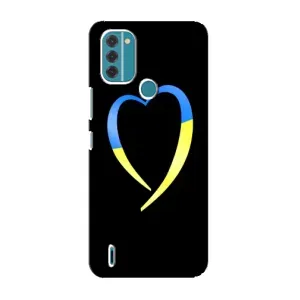 Чехол с рисунком «Украинское сердце» для Nokia C31
