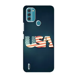 Чохол Прапор USA для Nokia C31 (USA)