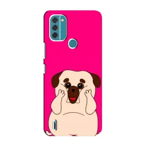 Чохол (ТПУ) Милі песики для Nokia C31 (Веселий Мопсік)