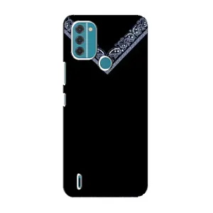Силиконовый Чехол на Nokia C31 (Воротник вышиванки)