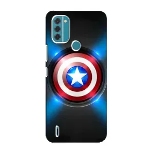 Чохол с Щітом Капітана Америки на Nokia C31 (Яскраий Щит Капітана)