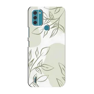 Чехол цветочный дизайн для Nokia C31