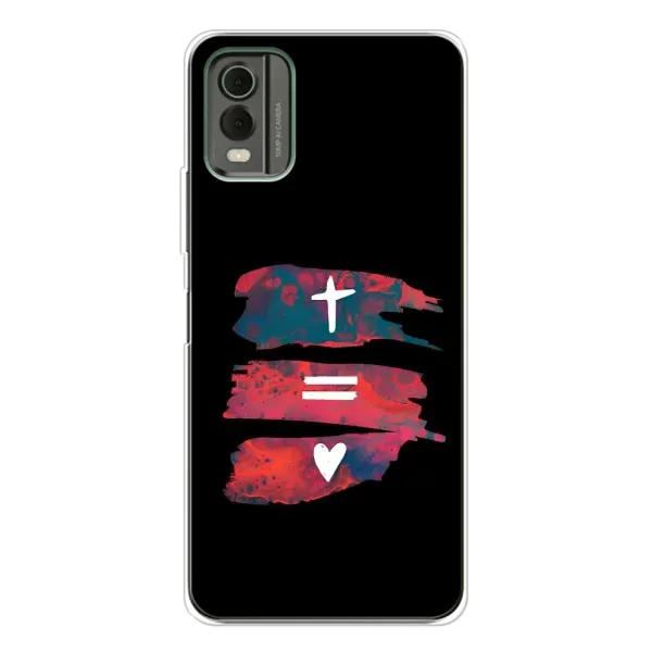 Чехол с рисунком «Атрибутика» для Nokia C32 Чехол с рисунком «Атрибутика» для Nokia C32