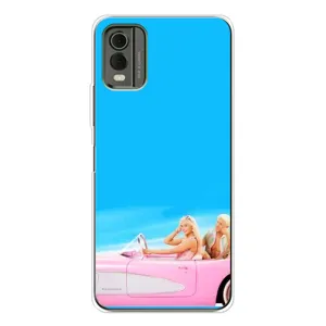 Силиконовый Чехол Барби Фильм на Nokia C32 (Барби и Кен)