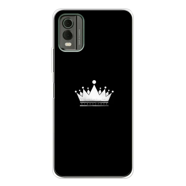 Чехол с рисунком «Белая корона» для Nokia C32 Чехол с рисунком «Белая корона» для Nokia C32