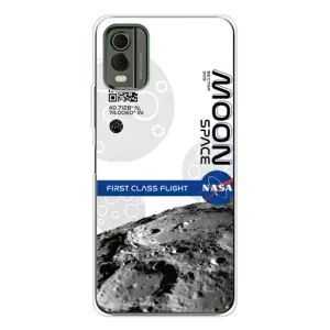 Чехол с рисунком «Билет в космос» для Nokia C32