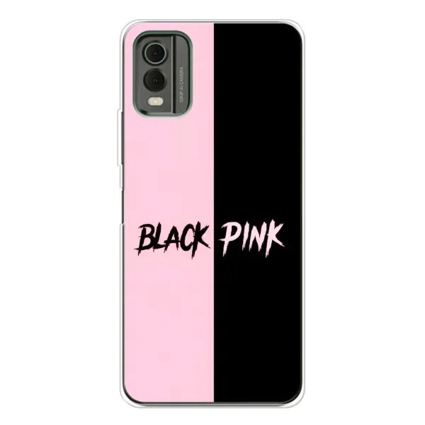Чехол с рисунком «BLACK PINK» для Nokia C32