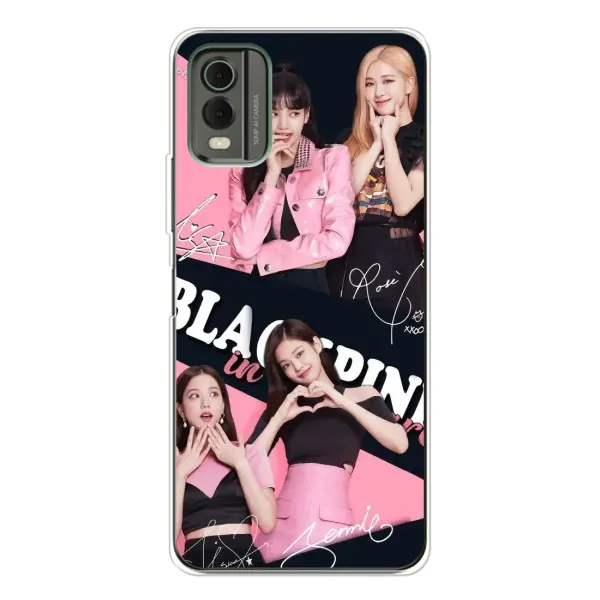 Чехол с рисунком «BLACKPINK» для Nokia C32