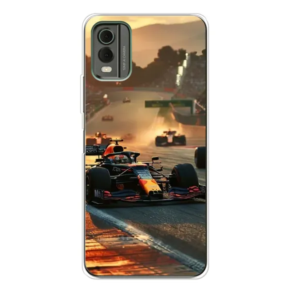 Чехол с рисунком «Чемпионат ф1» для Nokia C32 Чехол с рисунком «Чемпионат ф1» для Nokia C32