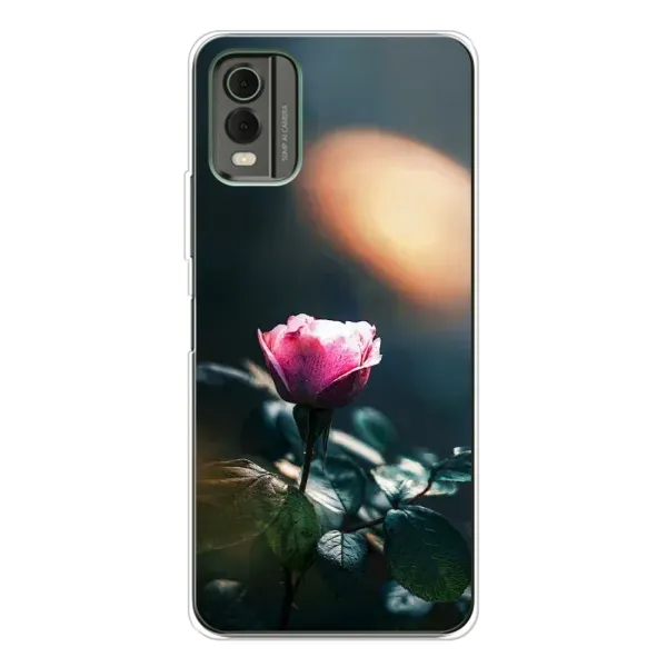 Чехол с рисунком «Цветок ночной» для Nokia C32 Чехол с рисунком «Цветок ночной» для Nokia C32