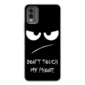 Чехол с прикольным текстом на Nokia C32 (Dont)