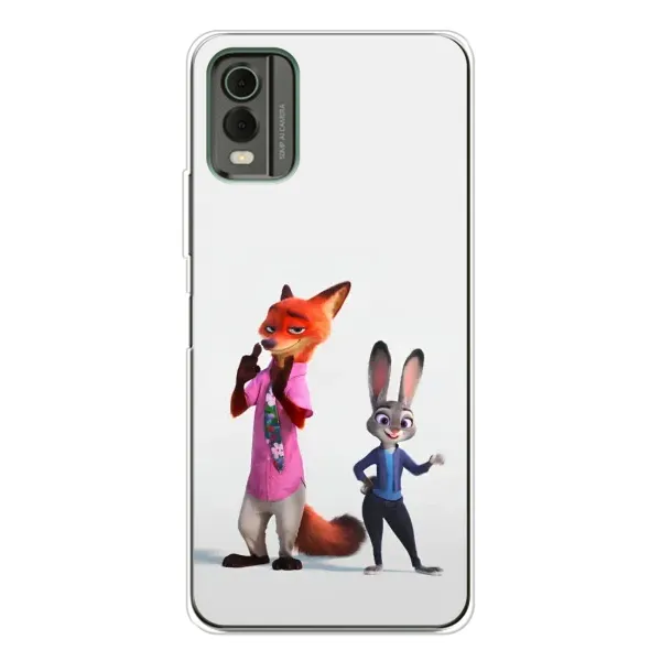 Чехол с рисунком «Джуди и Ник» для Nokia C32 Чехол с рисунком «Джуди и Ник» для Nokia C32