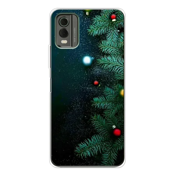Чехол с рисунком «Елка» для Nokia C32 Чехол с рисунком «Елка» для Nokia C32