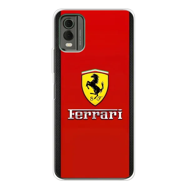 Чехол с рисунком «Ferrari Logo» для Nokia C32