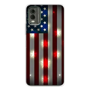 Чохол Прапор USA для Nokia C32 (Прапор США 2)