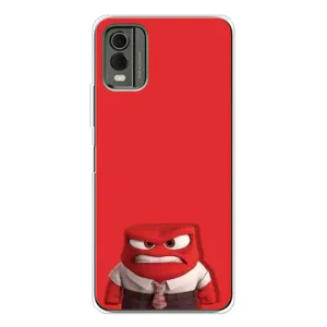 Чехол Головоломка для Nokia C32 - (AlphaPrint) (Гнев)