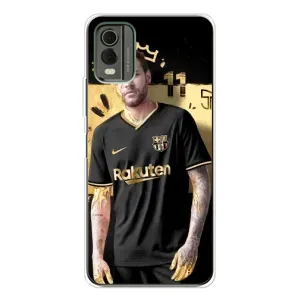 Силиконовый Чехол Nokia C32 (Gold Neymar)