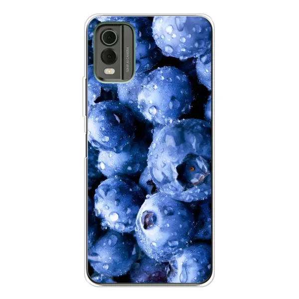 Чехол с рисунком «Голубика» для Nokia C32 Чехол с рисунком «Голубика» для Nokia C32