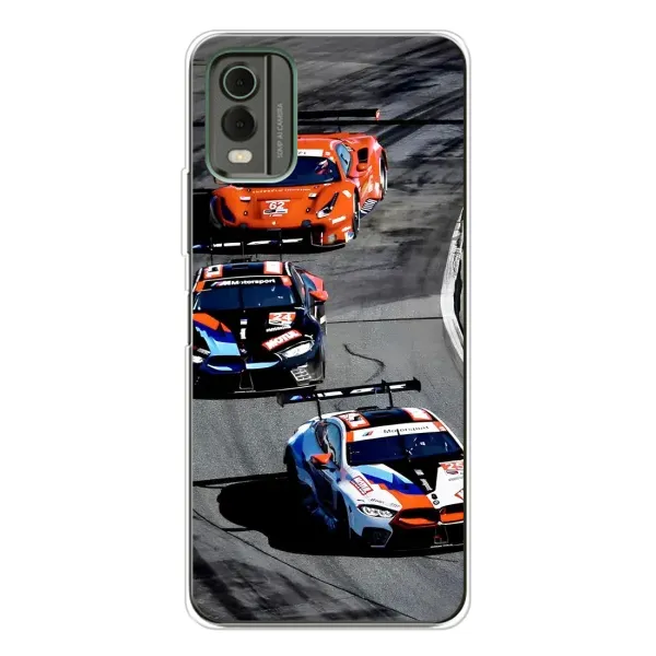 Чехол с рисунком «Гонщики» для Nokia C32 Чехол с рисунком «Гонщики» для Nokia C32