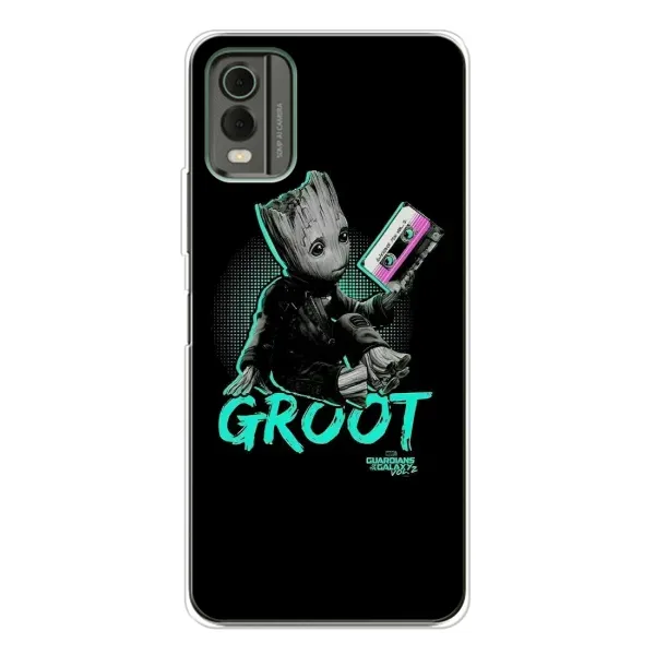 Чехол с рисунком «Groot» для Nokia C32
