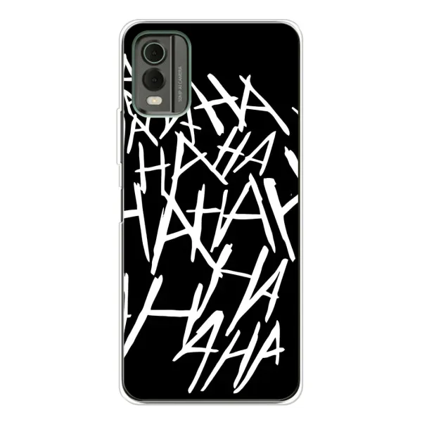 Чехол с рисунком «Хахаха» для Nokia C32 Чехол с рисунком «Хахаха» для Nokia C32