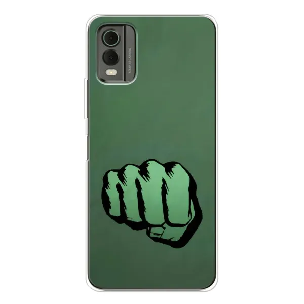 Чехол с рисунком «Халк» для Nokia C32