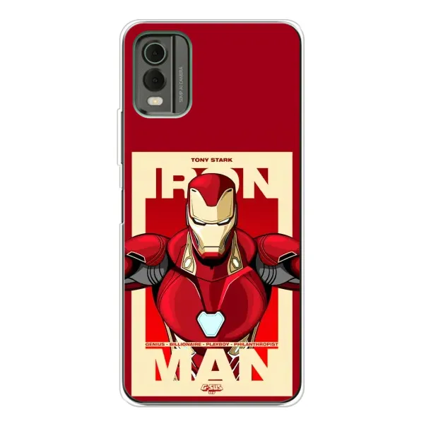 Чехол с рисунком «Iron man» для Nokia C32 Чехол с рисунком «Iron man» для Nokia C32