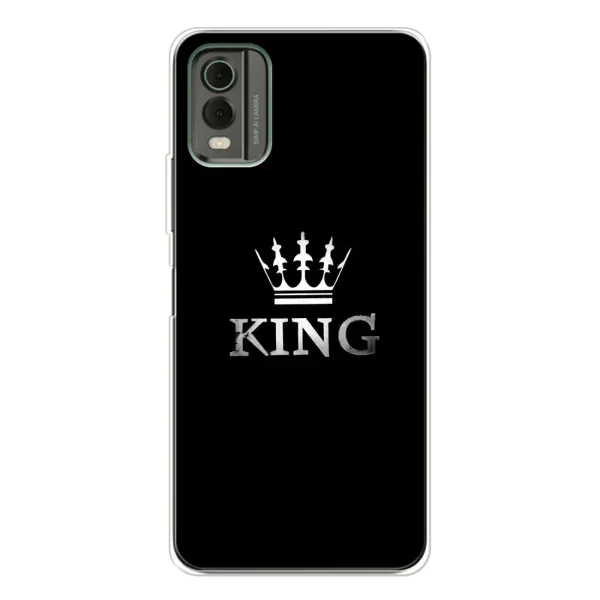 Чехол с рисунком «KING» для Nokia C32 Чехол с рисунком «KING» для Nokia C32