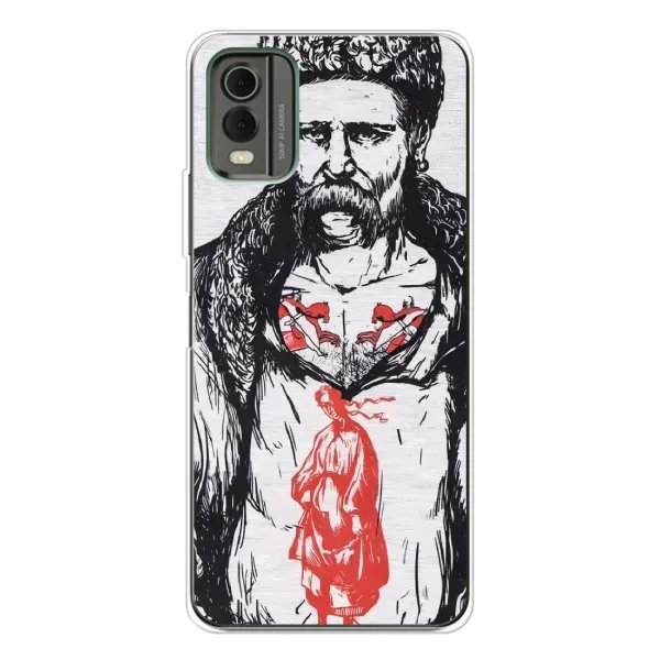 Чехол с рисунком «Кобзарь» для Nokia C32 Чехол с рисунком «Кобзарь» для Nokia C32