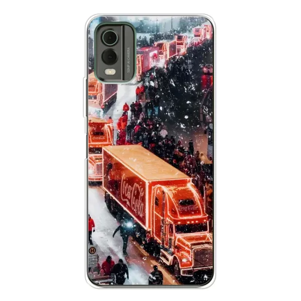Чехол с рисунком «Кока Кола» для Nokia C32 Чехол с рисунком «Кока Кола» для Nokia C32