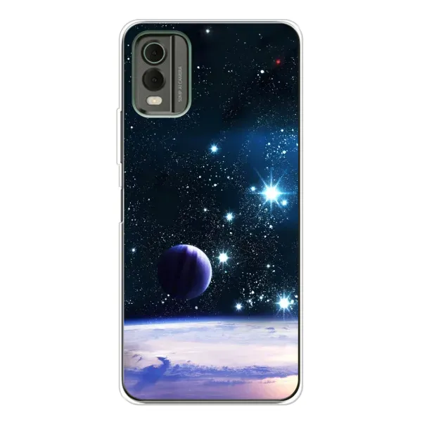 Чехол с рисунком «Космический вид» для Nokia C32 Чехол с рисунком «Космический вид» для Nokia C32